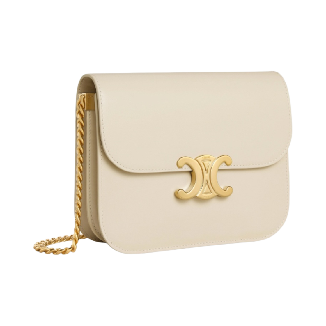 셀린느 컬리지 트리옹프 백 트리옹프 카프스킨 팜파(Celine College Triomphe Bag in Shiny Calfskin Pampa) - 2
