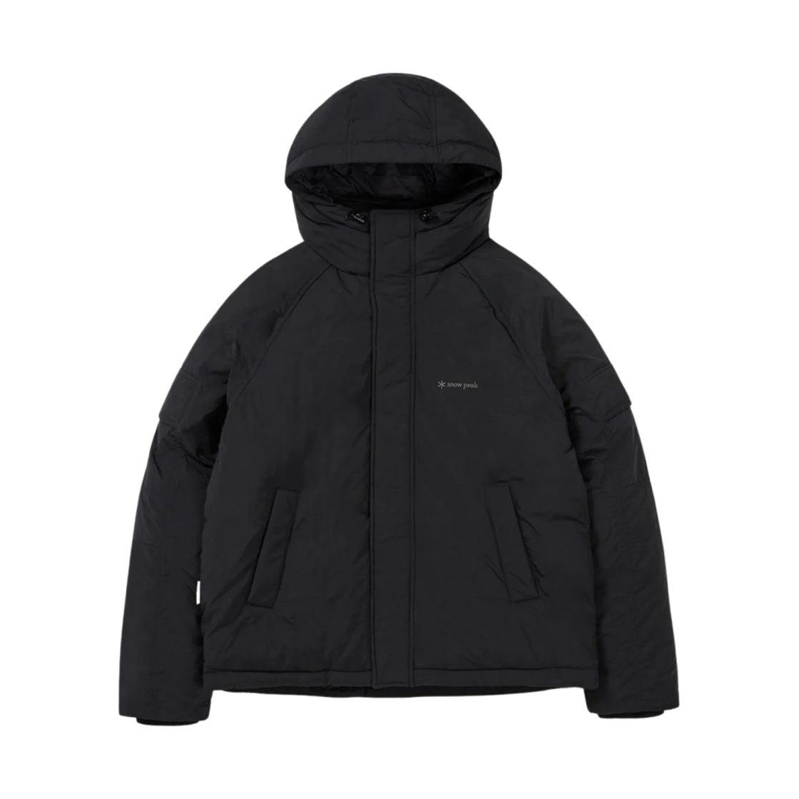 S24WMGDJ68 Snow Peak City Camper Utility Hooded Down Jacket Black