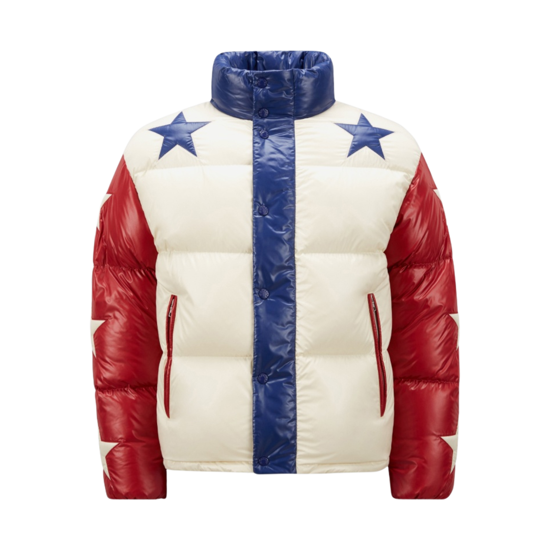 몽클레르 울맨 쇼츠 다운 자켓 블루 화이트 레드 - 22FW(Moncler Ullman Short Down Jacket Blue White Red - 22FW) - 1