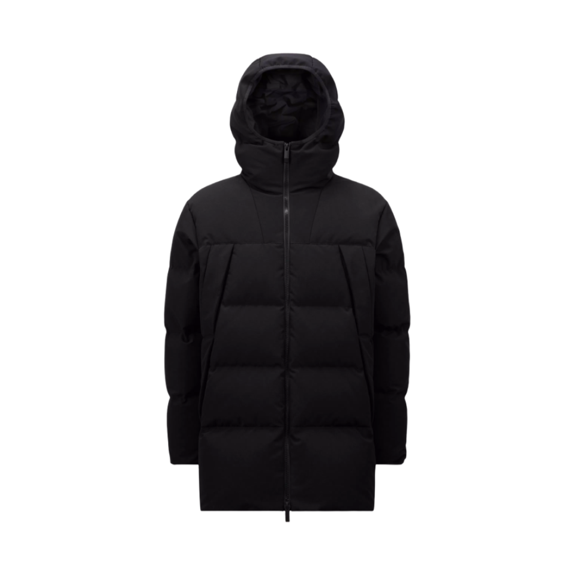 J2-091-1A00133-57843-999 Moncler Valmaron Mid-Length Down Jacket Black - 24FW