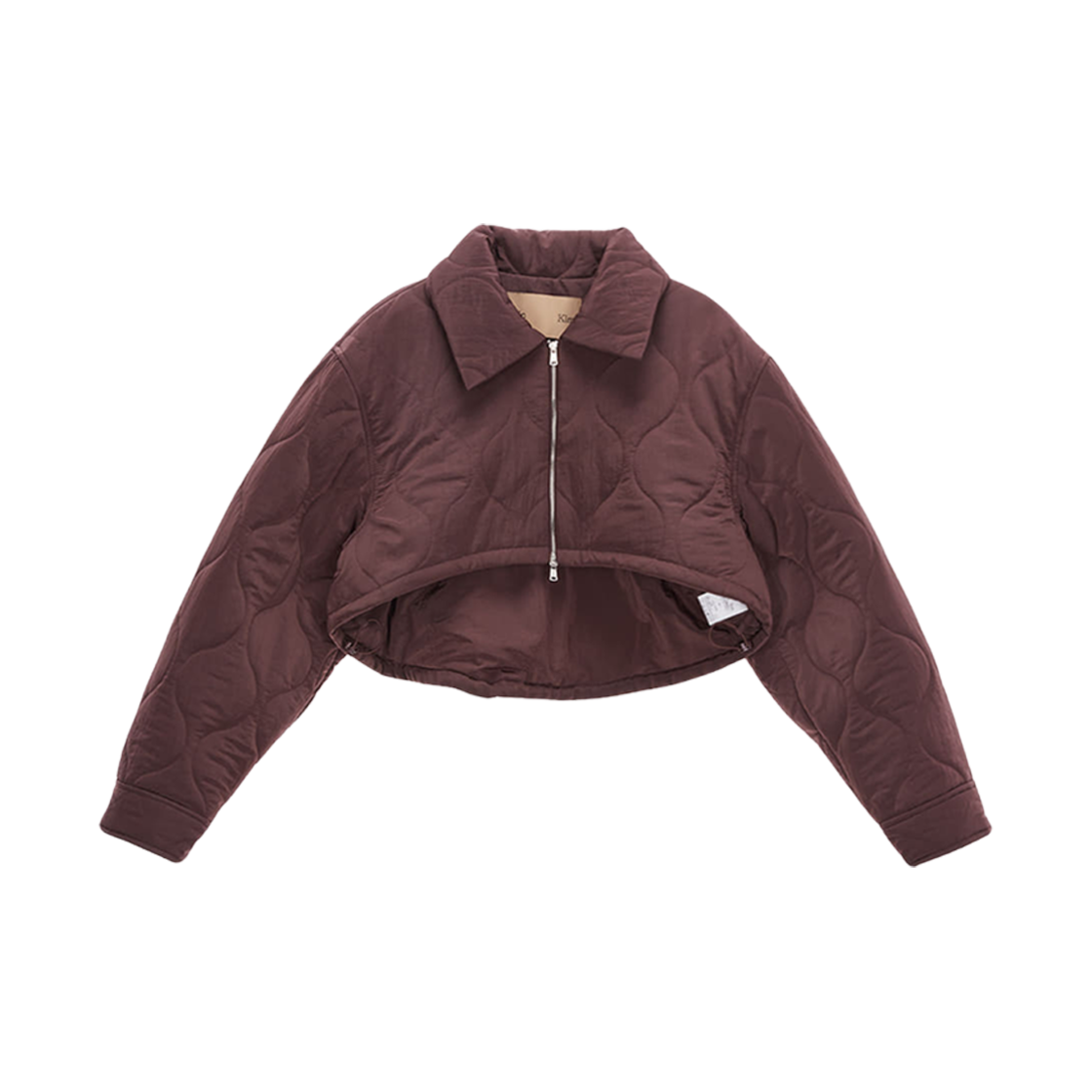 MK229OPD001M0CO (W) Matin Kim Bolero Short Padding Jumper Cocoa