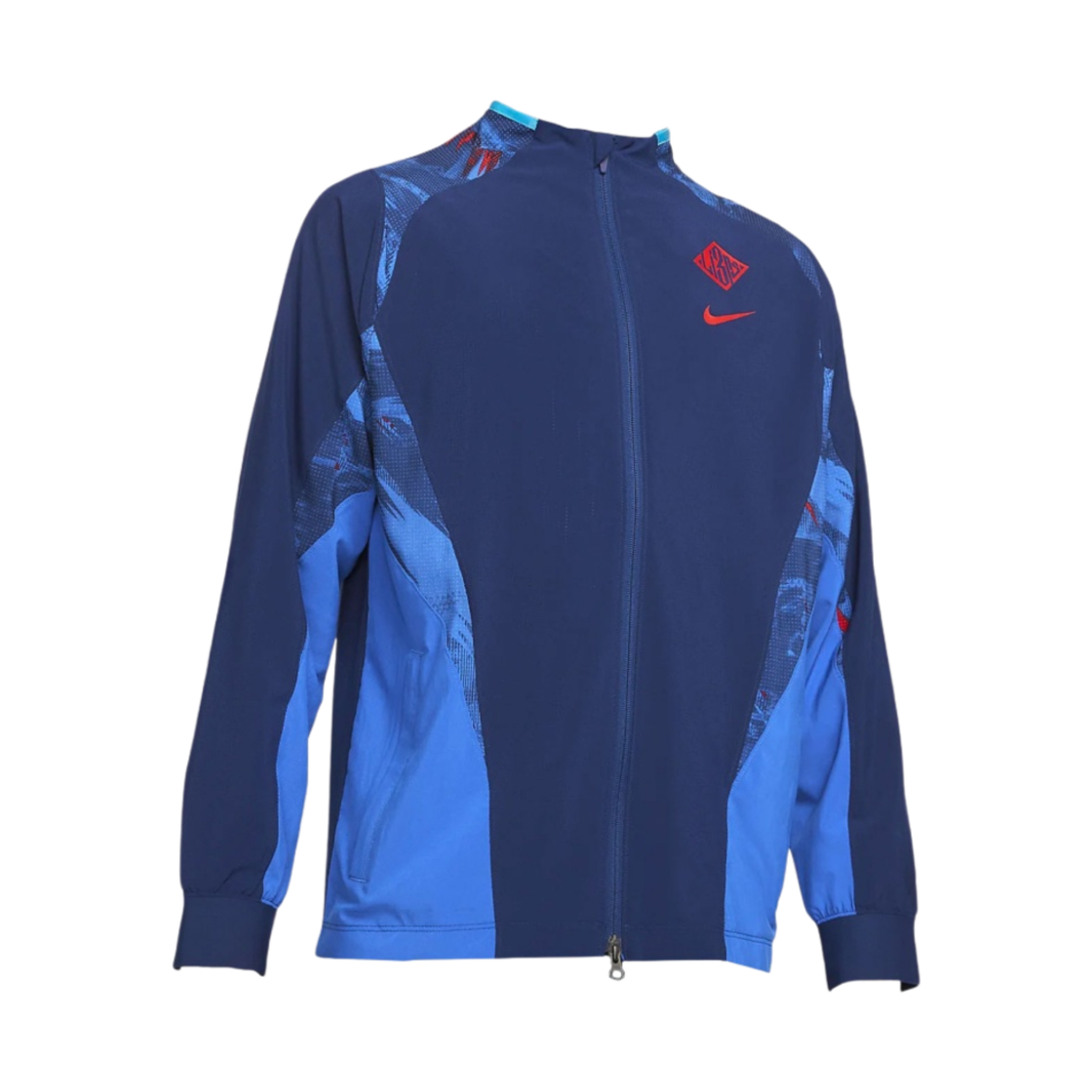 나이키 잉글랜드 AWF 드라이핏 우븐 사커 자켓 블루 보이드
