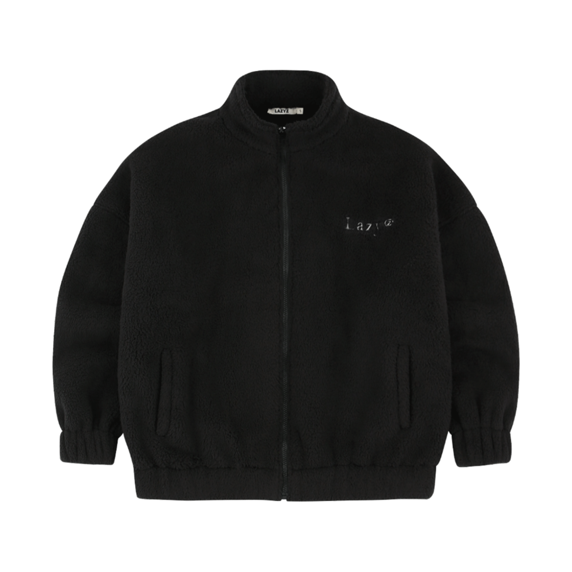 Cozy Fuzzy oversized fleece jacket - Black Lazyz Cozy Fuzzy Oversized Fleece Jacket Black