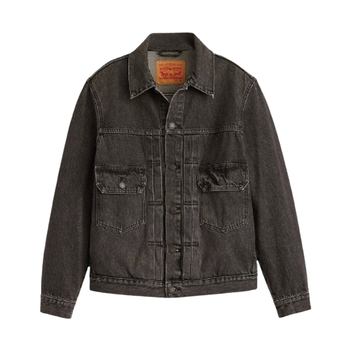 A7632-0002 Levi's Levi's TYPE II Trucker Jacket Black