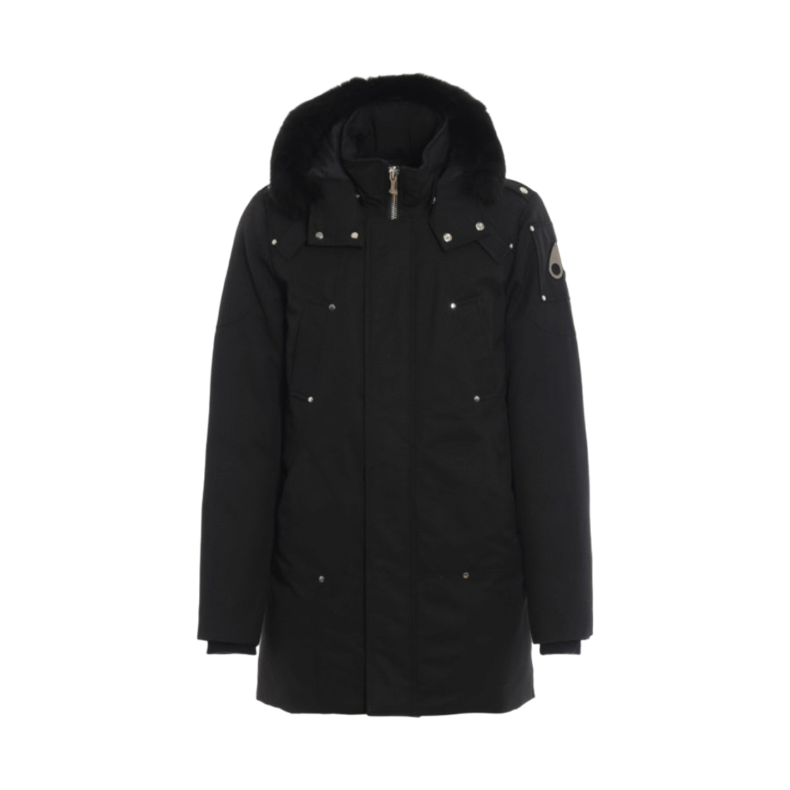 MK4661MP291 Moose Knuckles Original Stirling Parka Black Fox Fur Black