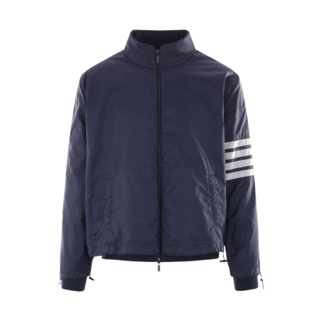 톰브라운 립스탑 사선 스트라이프 자켓 네이비(Thom Browne Ripstop 4-Bar Stripe Jacket Navy)