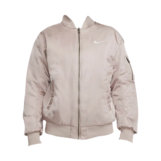 (W) Nike NSW Reversible Varsity Bomber Jacket Diffused Taupe - Asia