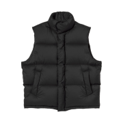 Auralee Super Light Nylon Ripstop Down Vest Black - 24AW