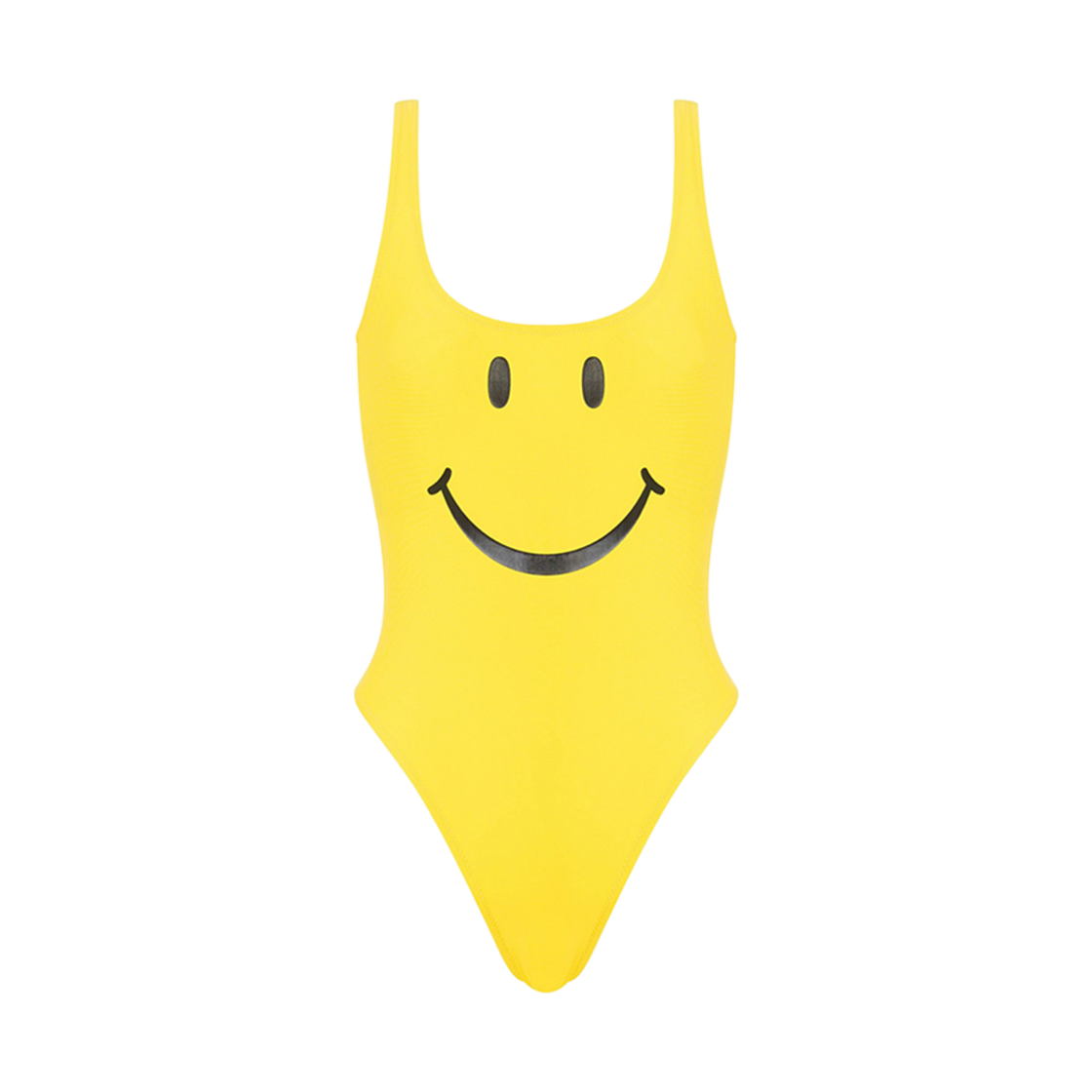 (W) 모스키노 스마일리 원피스 스윔수트 옐로우((W) Moschino Smiley One Piece Swimsuit Yellow)