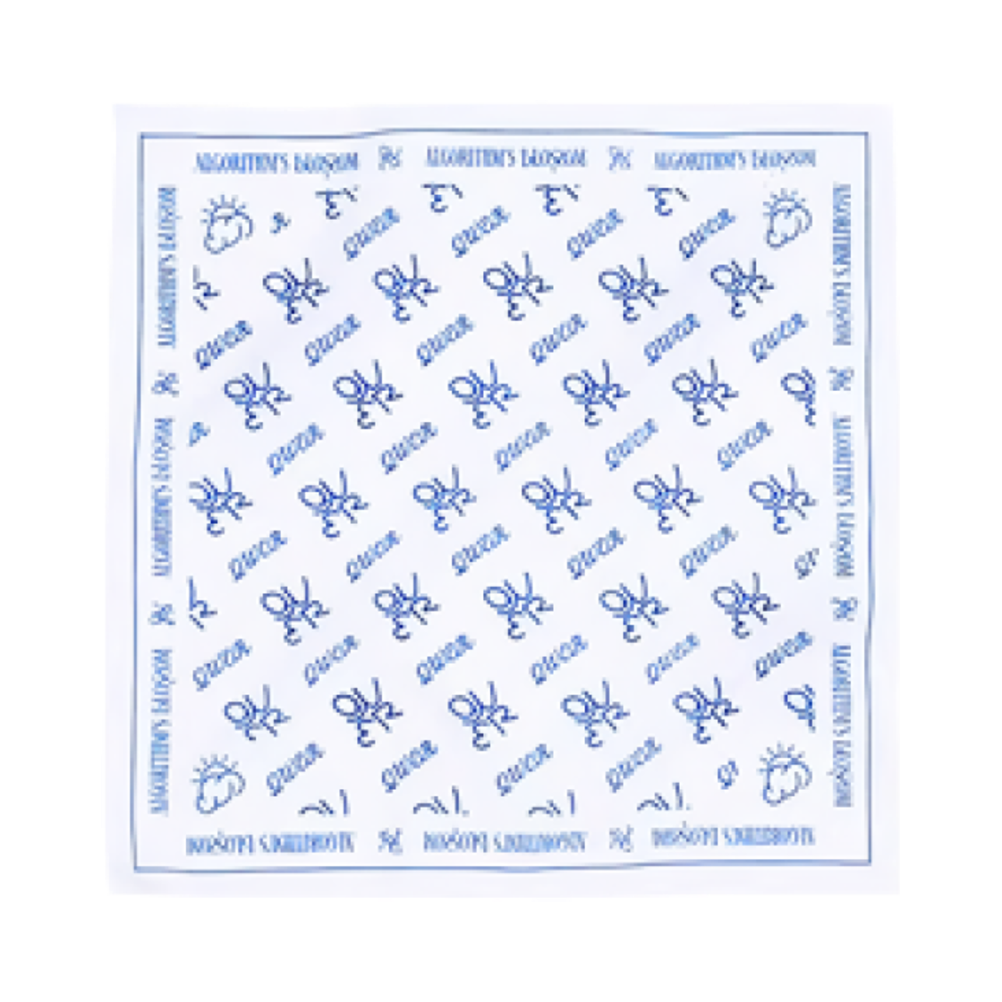 QWER 반다나 화이트(QWER Bandana White)