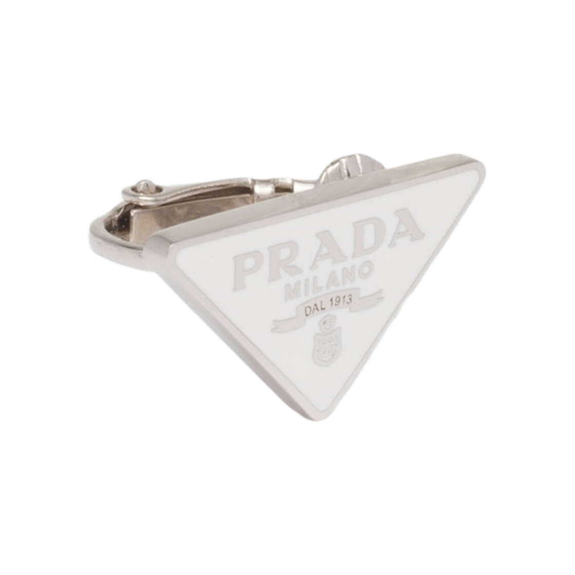 프라다 심볼 클립 라이트 이어링 화이트(Prada Symbole Clip Right Earring White) - 2