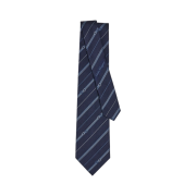 Ferragamo Slik Tie Marine Blue