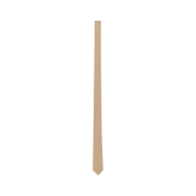 Saint Laurent Thin Tie In Linen and Silk Beige