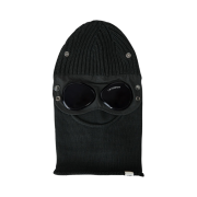C.P. Company Extra Fine Merino Wool Goggle Balaclava Black