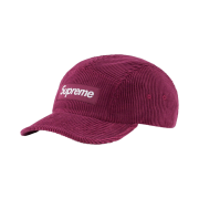 Supreme Corduroy Camp Cap Magenta - 22FW