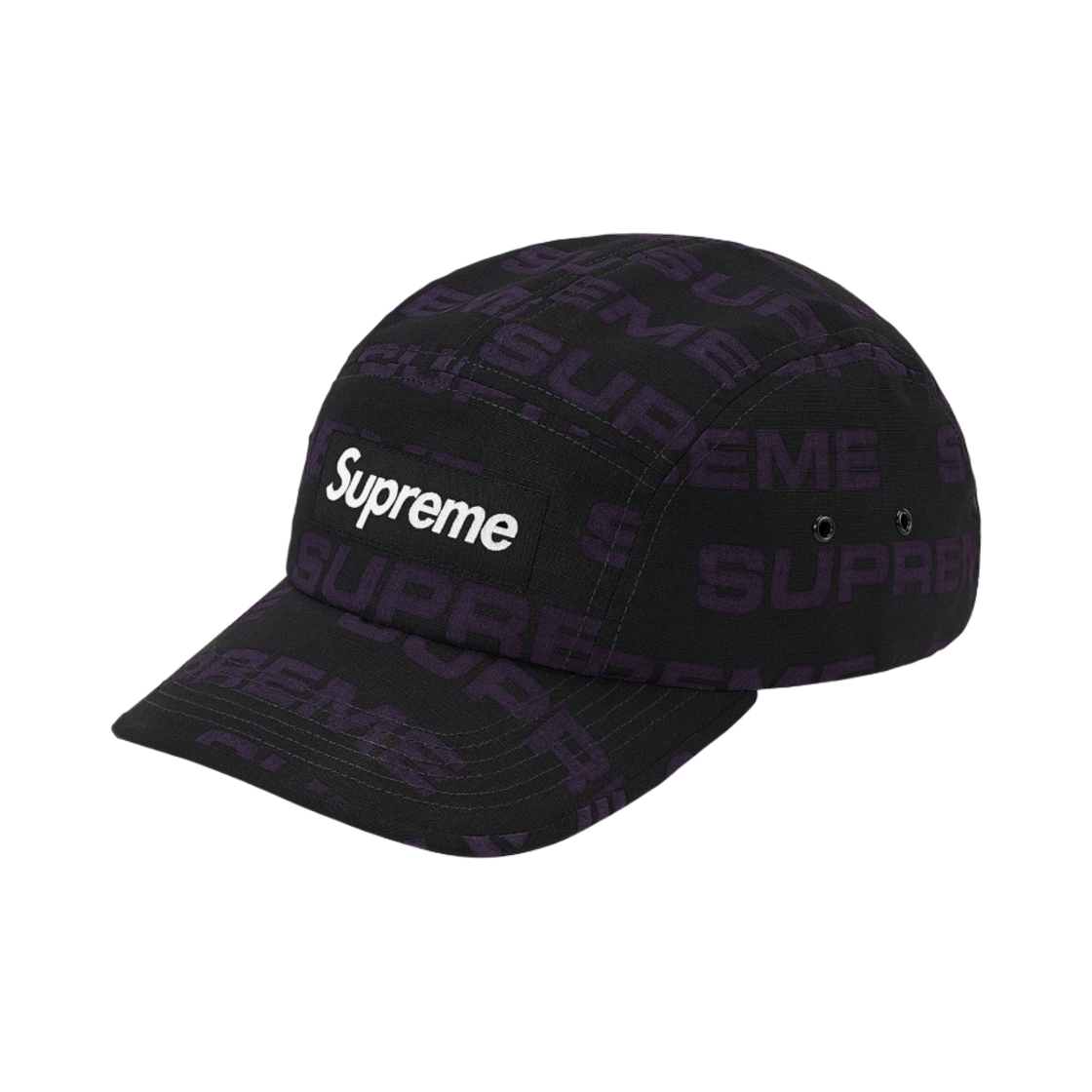 슈프림 리액티브 프린트 캠프캡 블랙 - 20FW(Supreme Reactive Print Camp Cap Black - 20FW) - 3