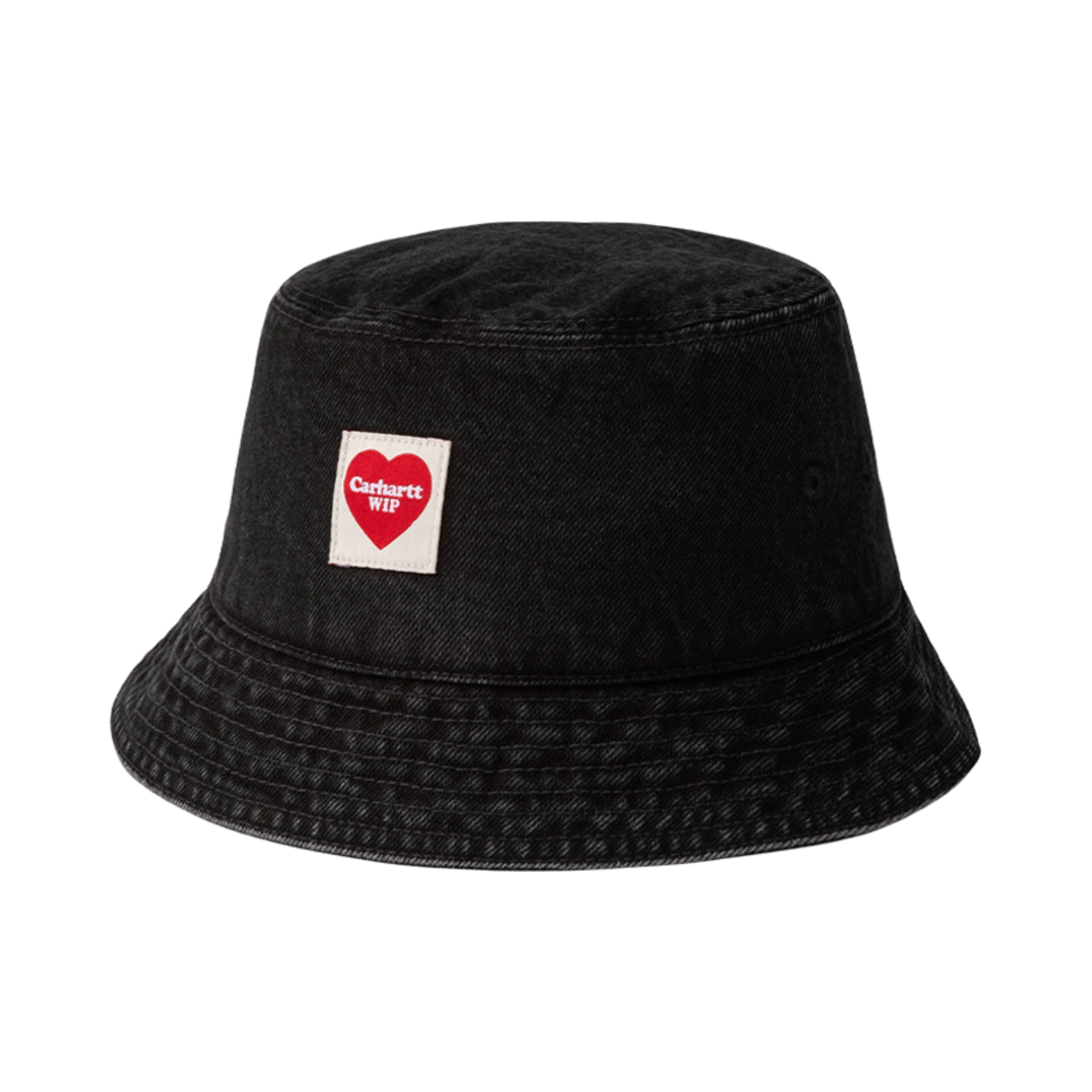 칼하트 WIP 내쉬 버킷햇 블랙 스톤 워시드