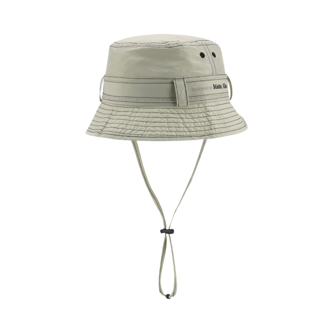 Matin Kim☆MATIN STITCH SAFARI BUCKET HAT MATIN STITCH SAFARI BUCKET HAT IN WHITE – Matin Kim
