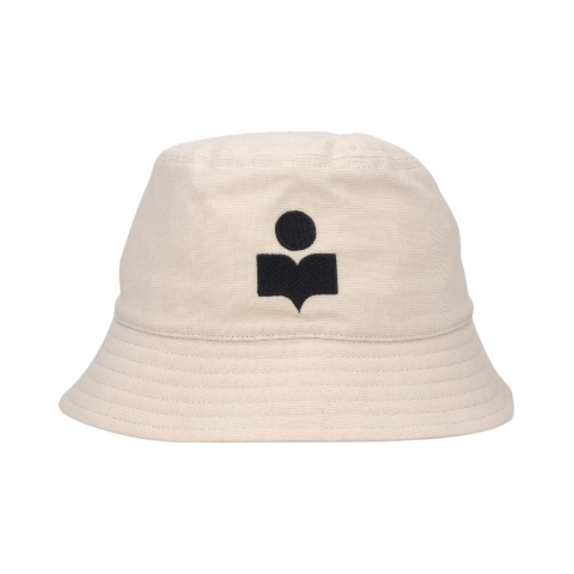 CU001XHA-A3C01J-ECBK Isabel Marant Haley Logo Hat Ecru Black - 23FW