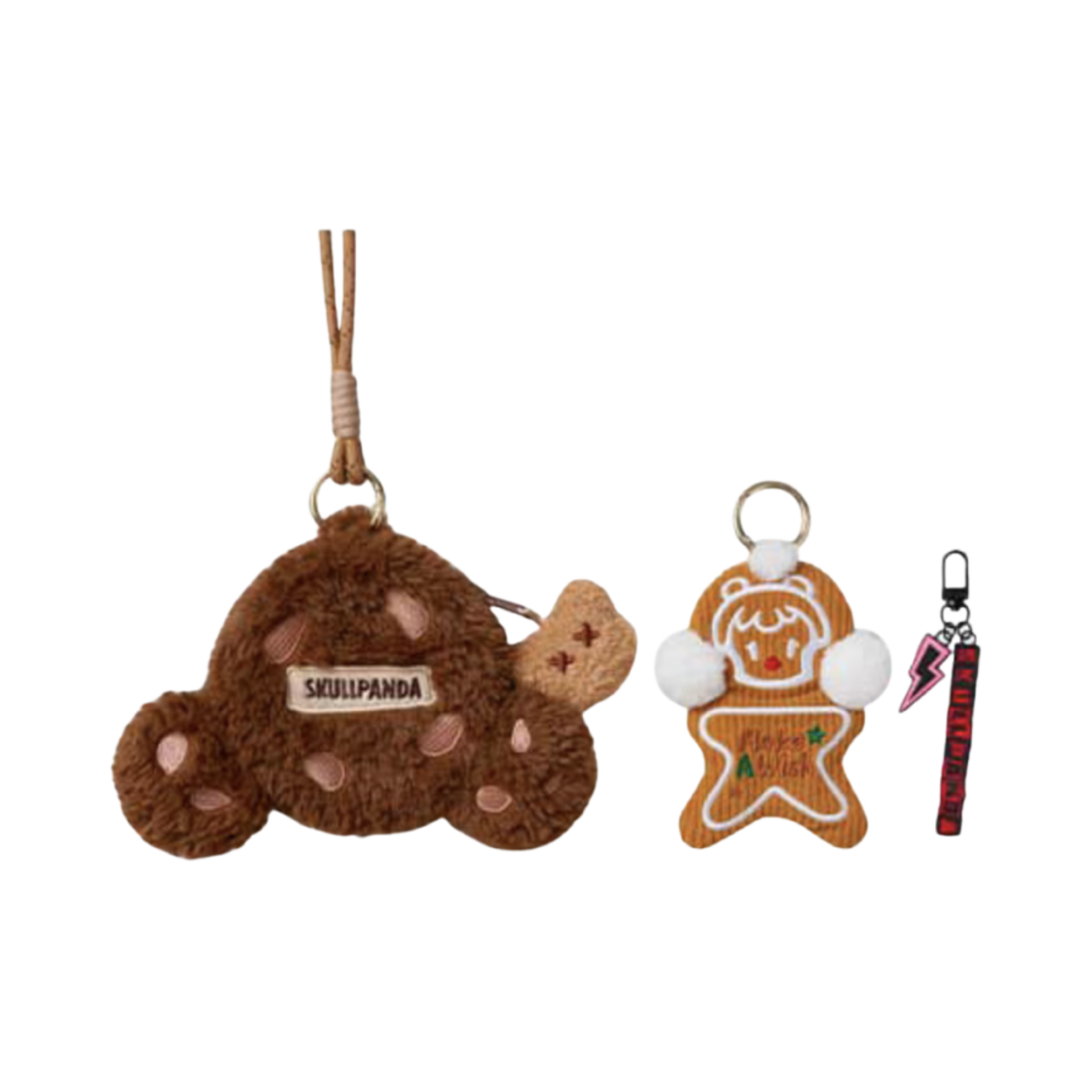 - Pop Mart Skullpanda Make a Wish Series Strap Keyring Dessert