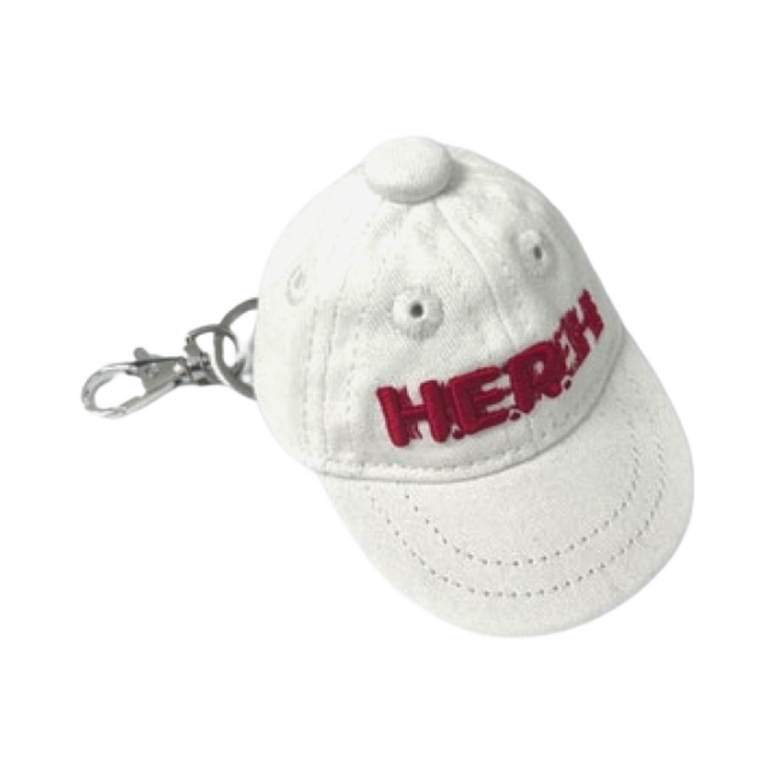 - IU 2024 IU H.E.R. Ball Cap Keyring White