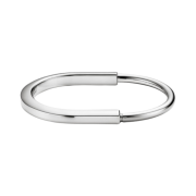 Tiffany & Co. Tiffany Lock Bangle Bracelet White Gold