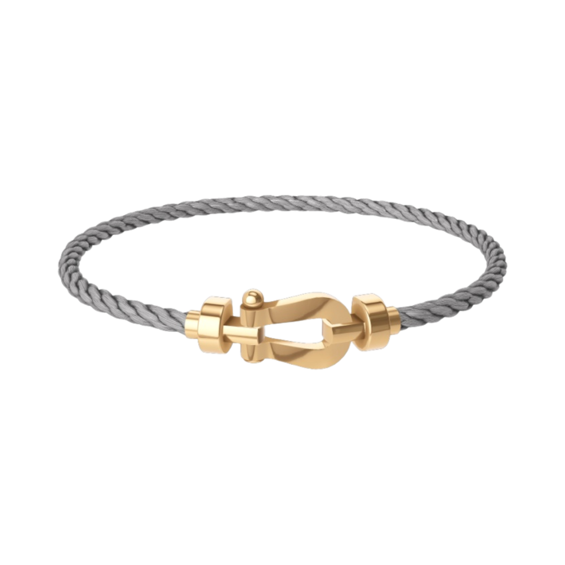 프레드 포스텐 스틸 브레이슬릿 미디움 18K 옐로우 골드(Fred Force 10 Steel Cable Bracelet Medium 18K Yellow Gold)