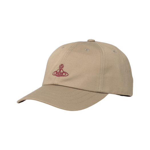 (W) Vivienne Westwood Organic Cotton Twill Cap Beige