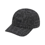 Supreme Cities Jacquard 6-Panel Black - 25SS
