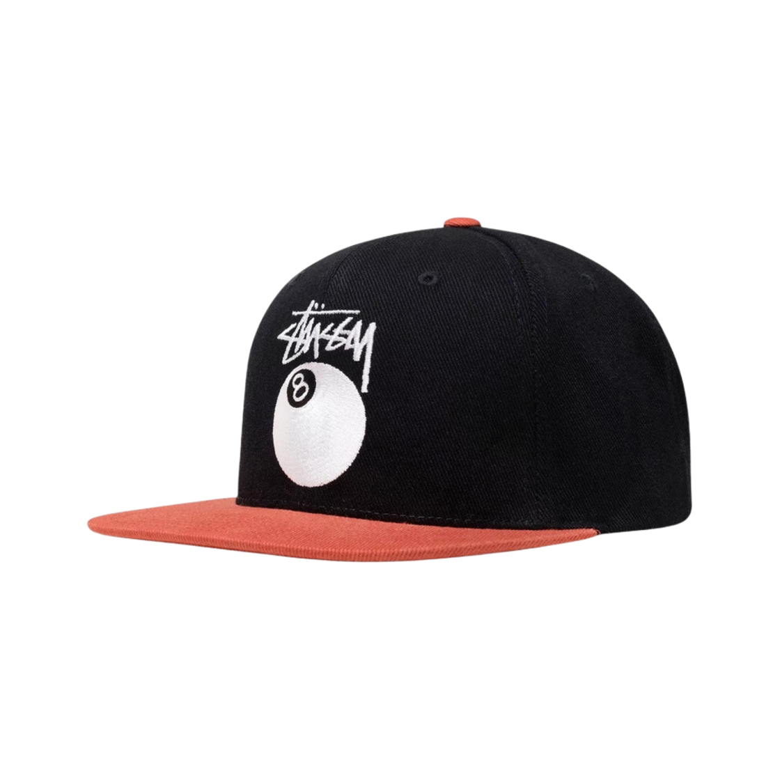 스투시 트윌 스탁 8볼 캡 블랙(Stussy Twill Stock 8 Ball Cap Black) - 1