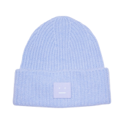 Acne Studios Large Face Logo Beanie Cornflower Blue Melange