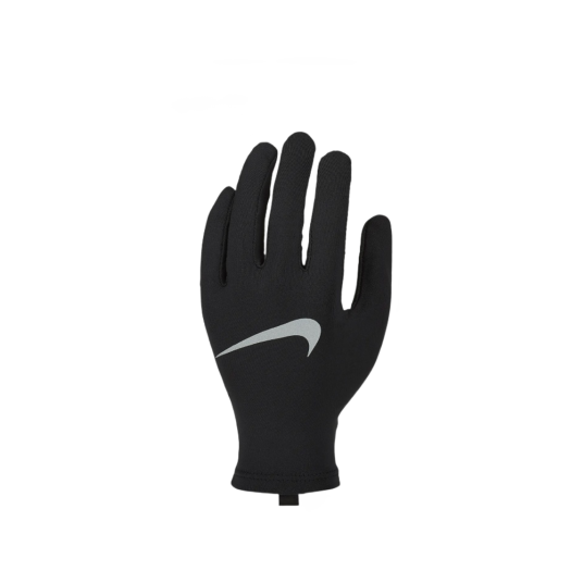 Nike Miler Running Gloves Black Silver
