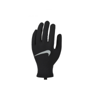 Nike Miler Running Gloves Black Silver