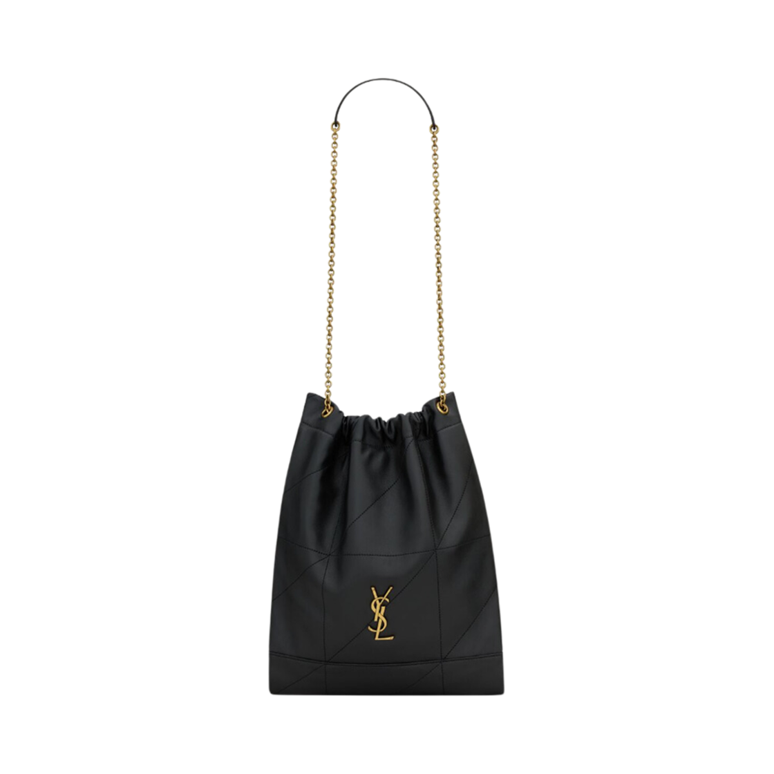 781666-AAB32-1000 Saint Laurent Jamie 4.3 Pochon in Lambskin Black