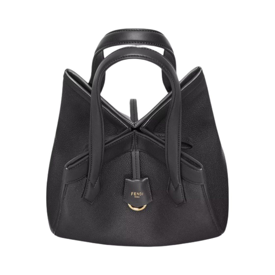 펜디 오리가미 미디움 블랙(Fendi Origami Medium Black) - 4