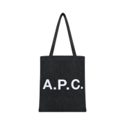 A.P.C. Lou Denim Tote Bag Black