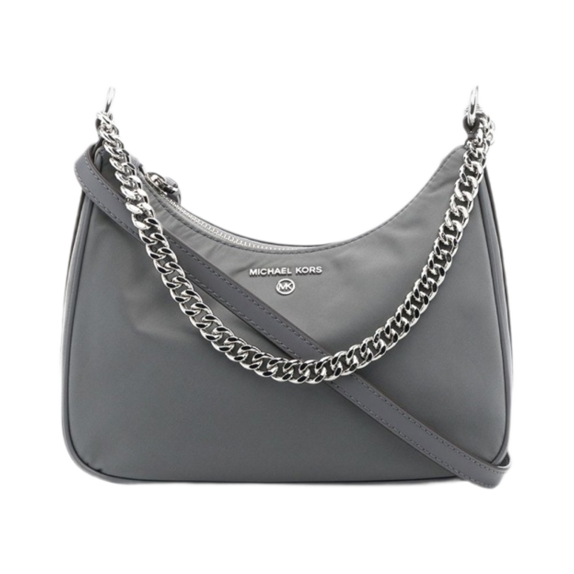 마이클 코어스 제트 세트 미디움 나일론 개버딘 크로스바디백 다크 그레이(Michael Kors Jet Set Medium Nylon Gabardine Crossbody Bag Dark Grey) - 1