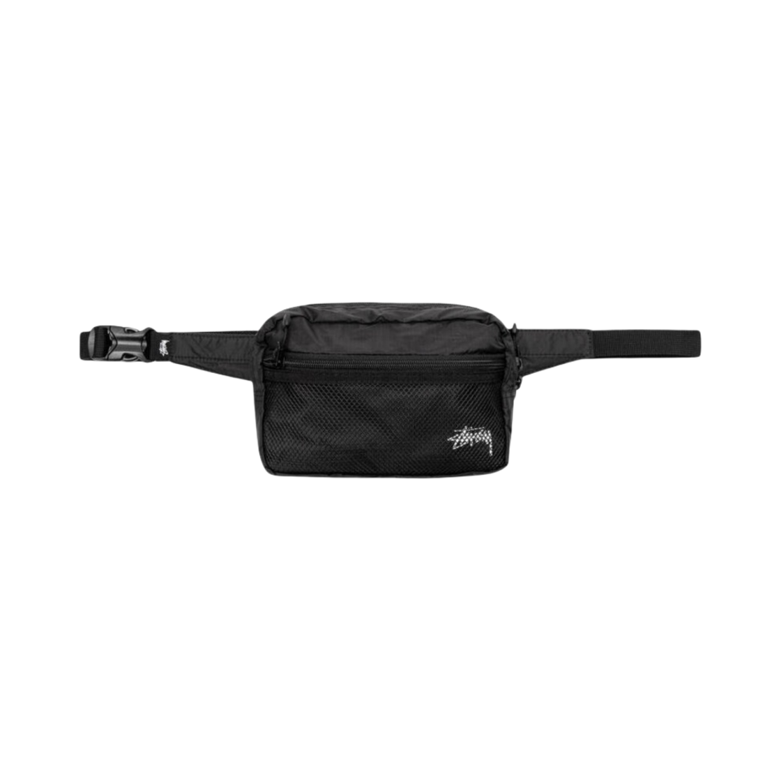 스투시 라이트웨이트 웨이스트 백 블랙(Stussy Lightweight Waist Bag Black) - 1