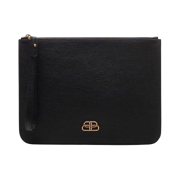 Balenciaga Calfskin BB Clutch Black