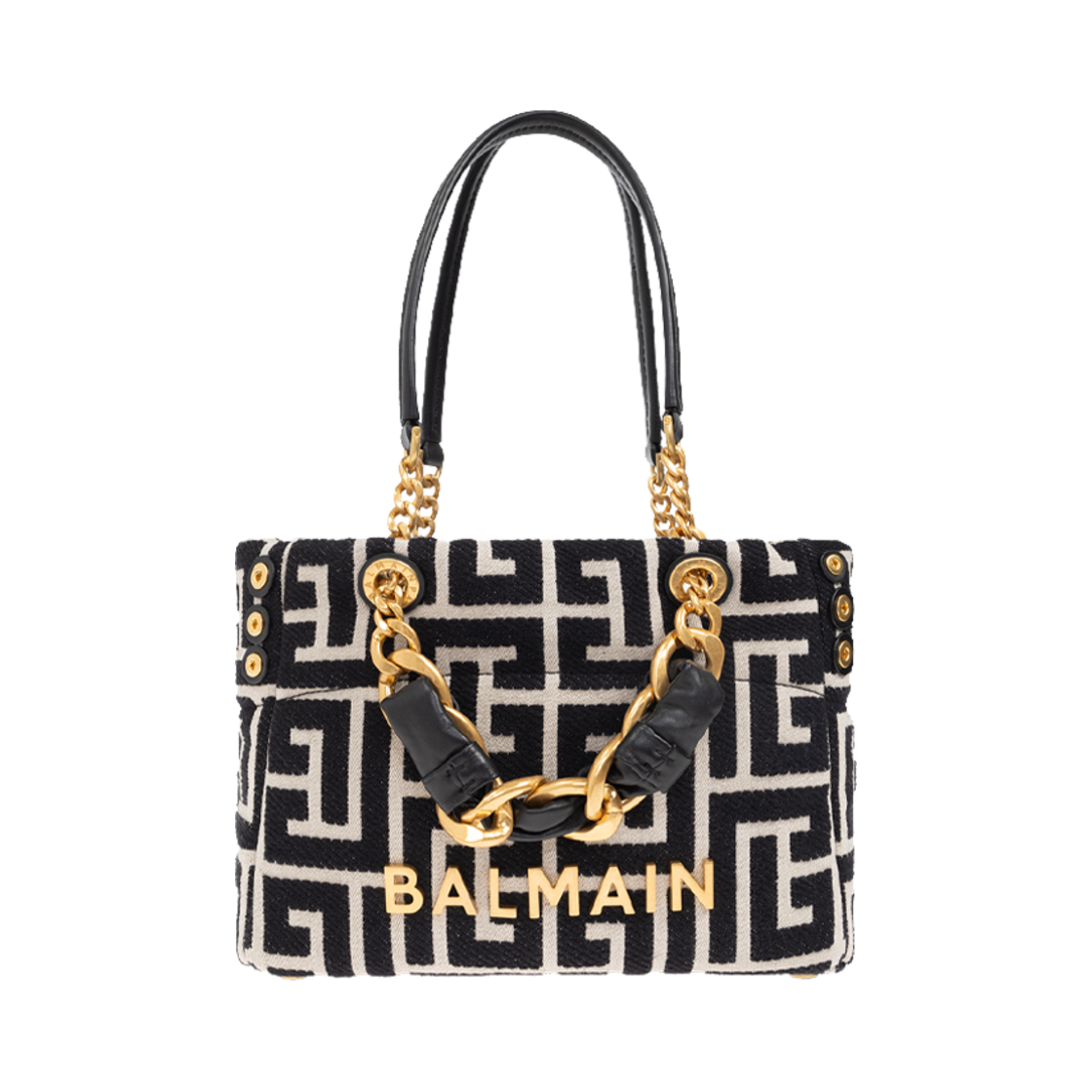 발망 1945 소프트 스몰 토트백 블랙(Balmain 1945 Soft Small Tote Bag Black)