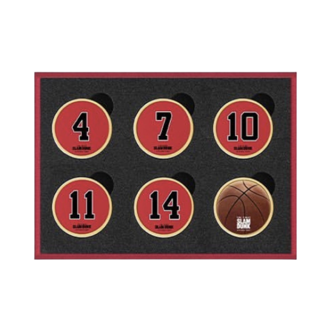 - Smith & Leather x The First Slam Dunk Ball Marker Back Number Set