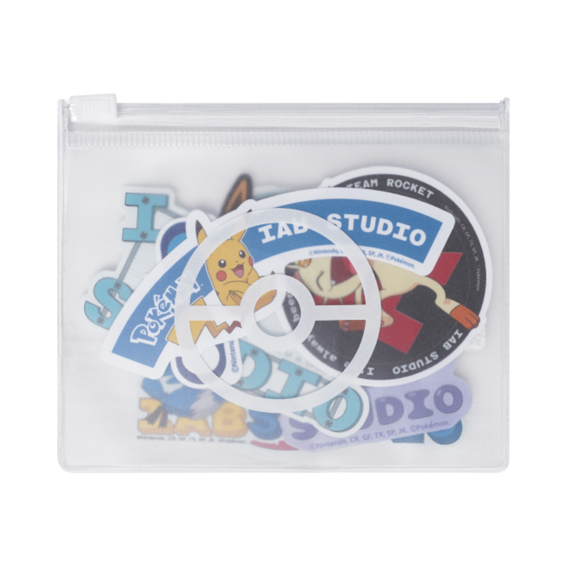 아이앱 스튜디오 x 포켓몬 스티커 팩 (10개입) - 오프라인 스토어 한정(IAB Studio x Pokemon Sticker Pack (10pcs) - Offline Store Exclusive)