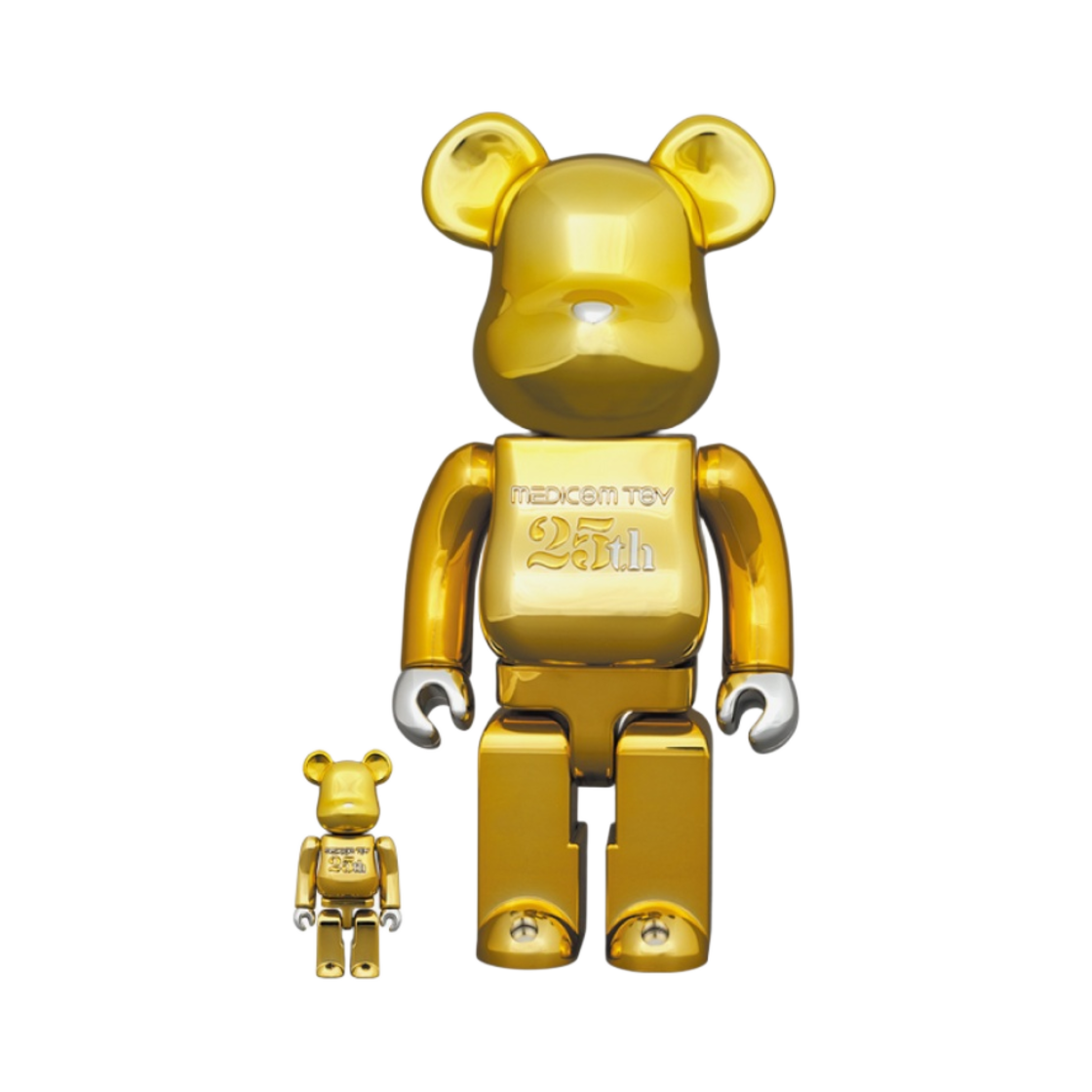 베어브릭 25주년 모델 100% & 400% 세트(Bearbrick 25th Anniversary Model 100% & 400% Set) - 1