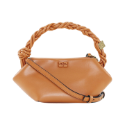 Ganni Mini Bou Bag Caramel Cafe