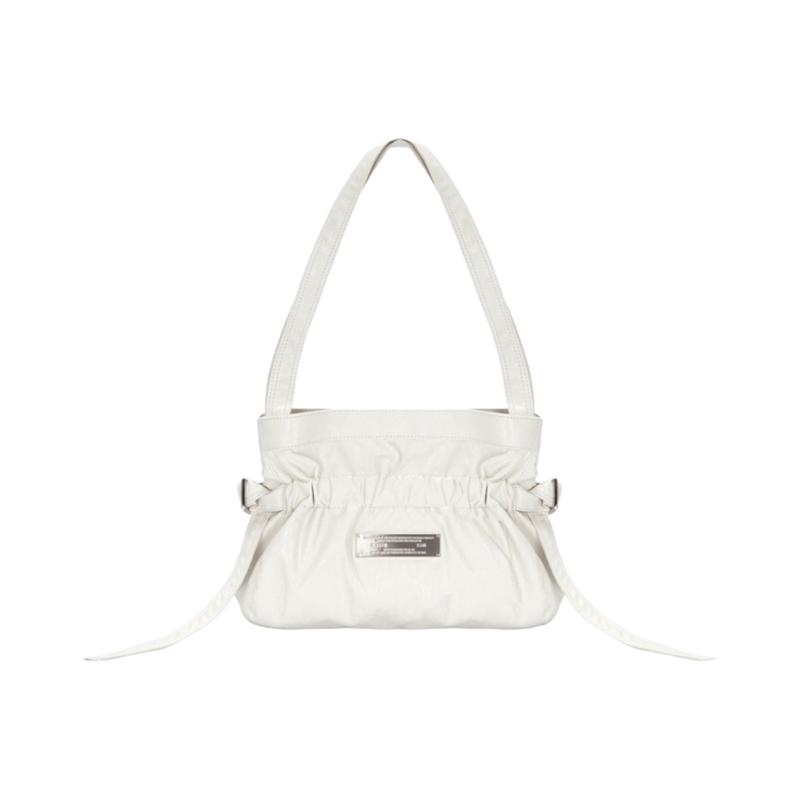 마뗑킴 포우 레더 씨쉘 미니백 아이보리(Matin Kim Faux Leather Seashell Mini Bag Ivory)
