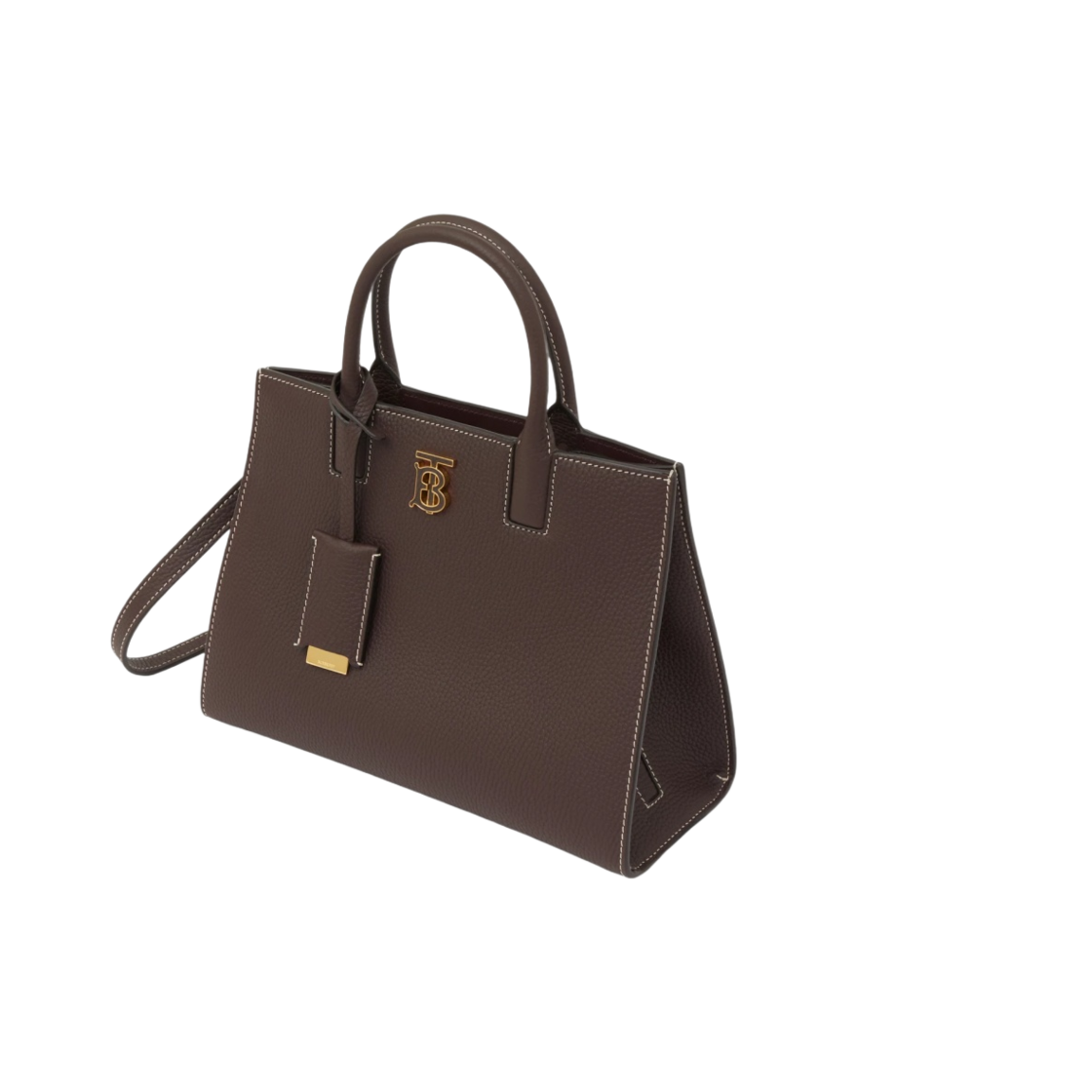 버버리 그레이니 레더 미니 프란시스 백 다크 클레이 브라운(Burberry Grainy Leather Mini Frances Bag Dark Clay Brown) - 2