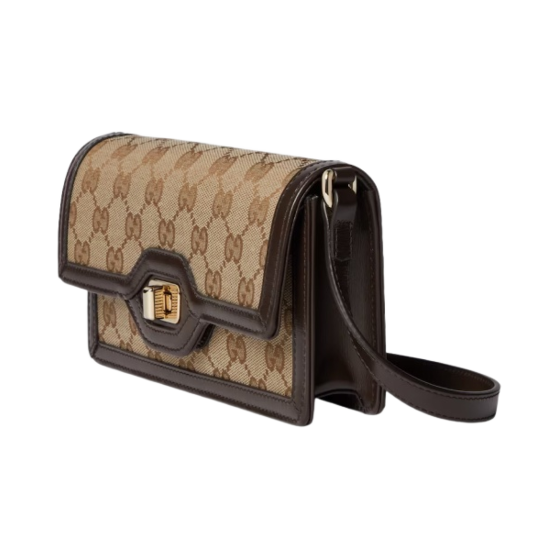 구찌 GG 캔버스 루체 미니 숄더백 베이지 에보니(Gucci GG Canvas Luce Mini Shoulder Bag Beige Ebony) - 2