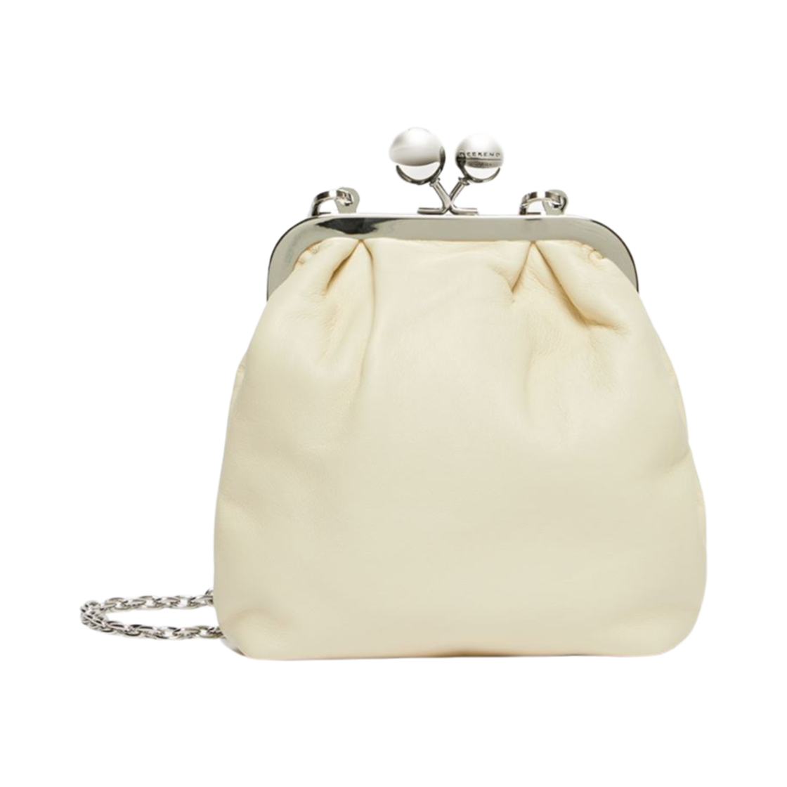 PIAVEWE-015 Weekend Max Mara Piavewe XXS Pasticcino Bag in Nappa Leather Ivory