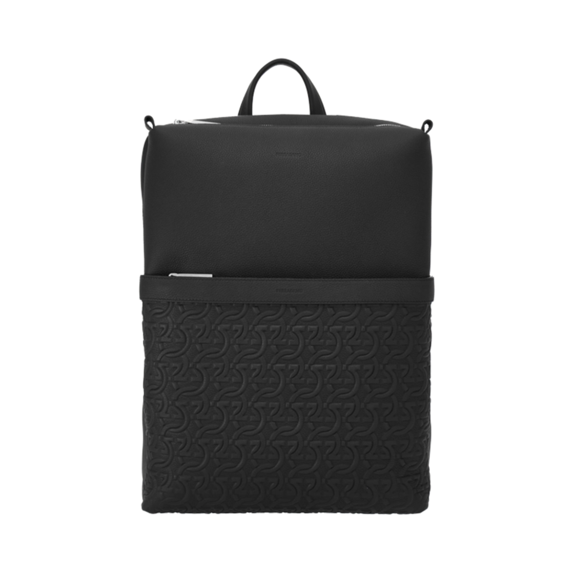 241475-769505 Ferragamo Gancini Pattern Backpack Black