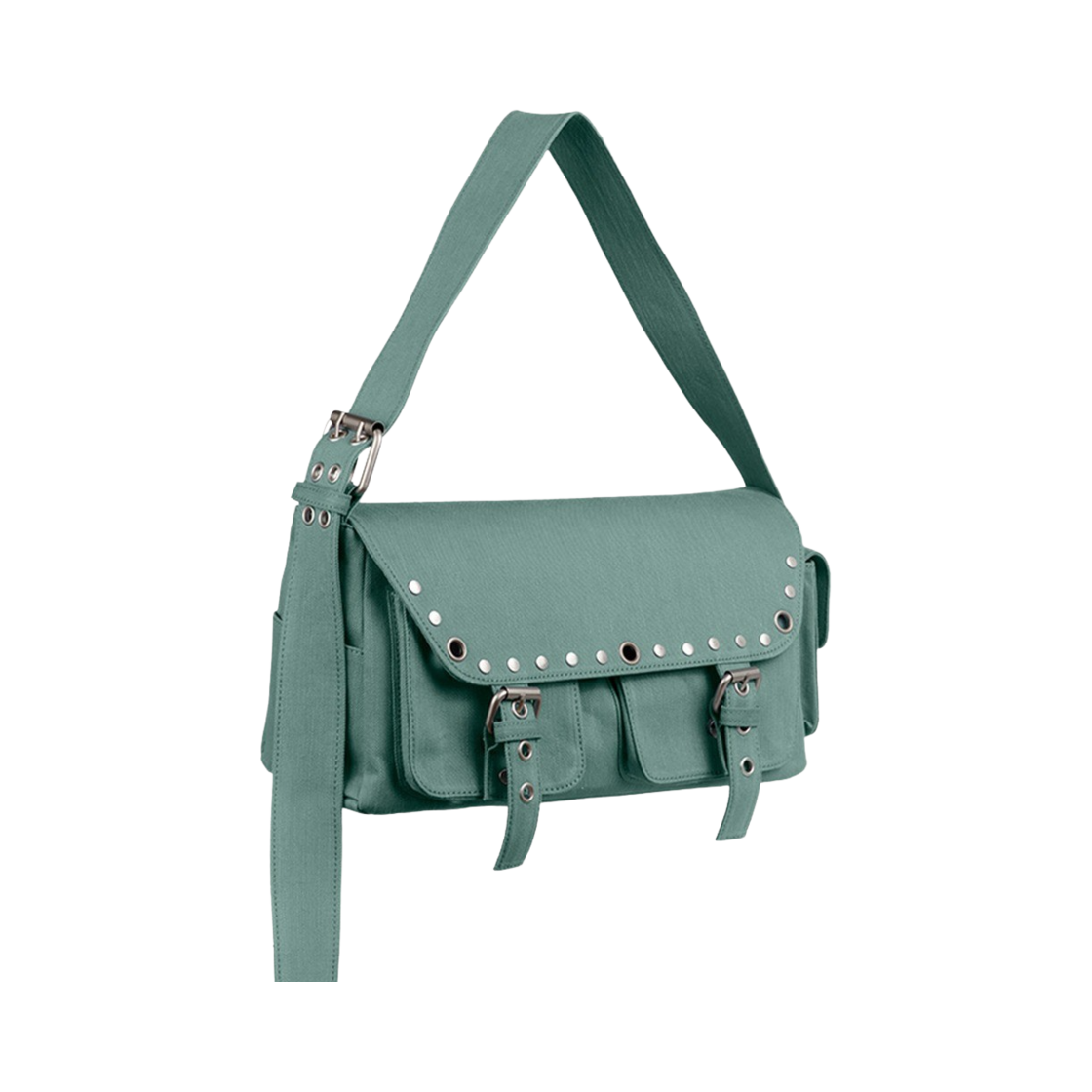 P00000XK Nff Pocket Stud Shoulder Bag Mint